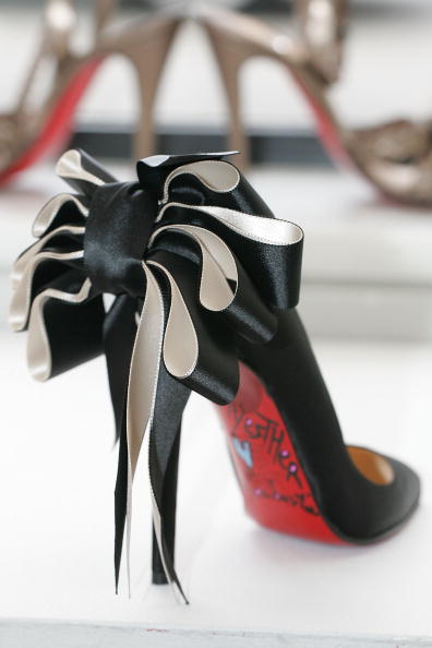 shoes with bows on back
